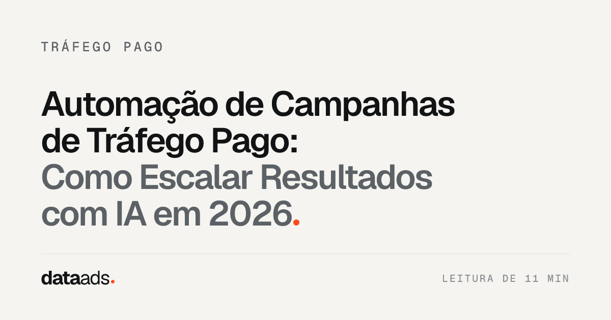 Automação de Campanhas de Tráfego Pago: Como Escalar Resultados com IA em 2026