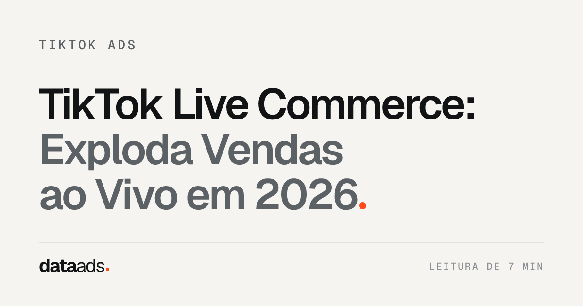TikTok Live Commerce: Exploda Vendas ao Vivo em 2026